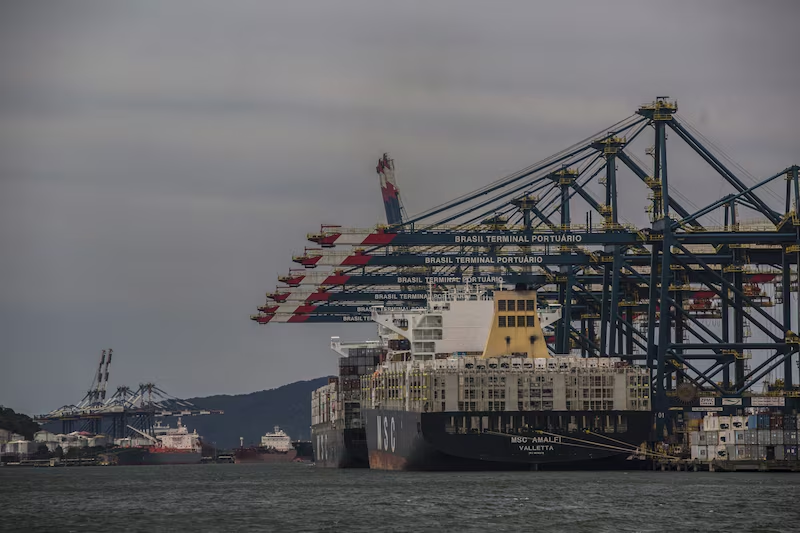 Com novo terminal em Santos, esta gigante chinesa busca competir com tradings globais |Novo terminal da Cofco International em Santos vai quadruplicar a capacidade portuária brasileira da empresa para 14 milhões de toneladas anuais(Bloomberg/Dado Galdieri)